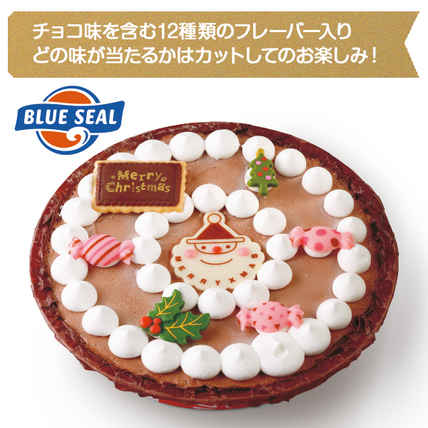 ブルーシール 12フレーバーハッピーアイスケーキ（チョコベース）
